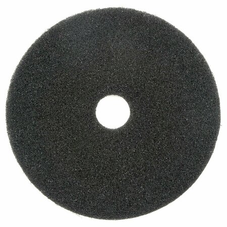 GLOBAL INDUSTRIAL 18in Stripping Pad, Black, 5PK 641290BK